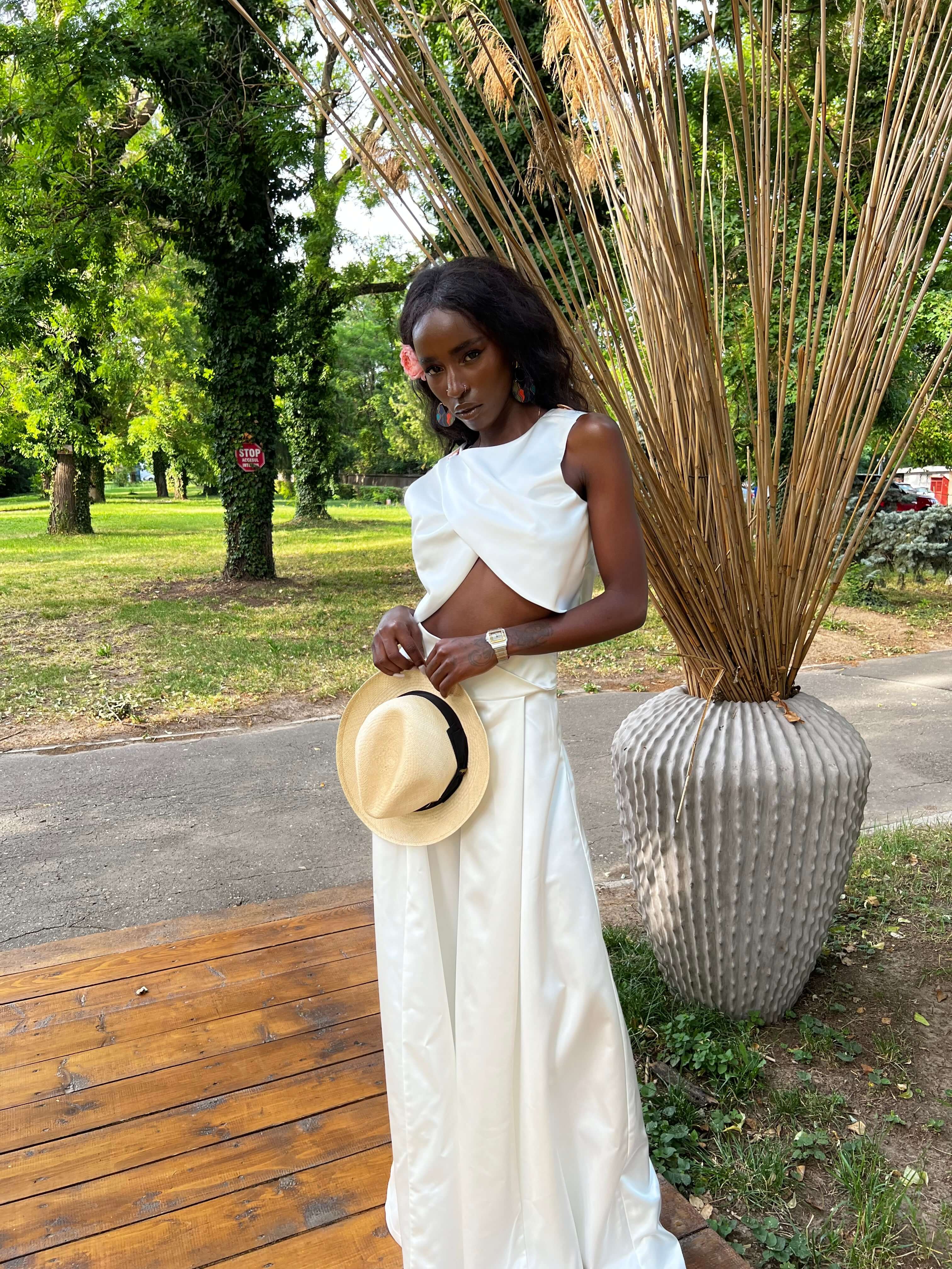 Pantaloni Palazzo, Albi, Pearl Daiquiri