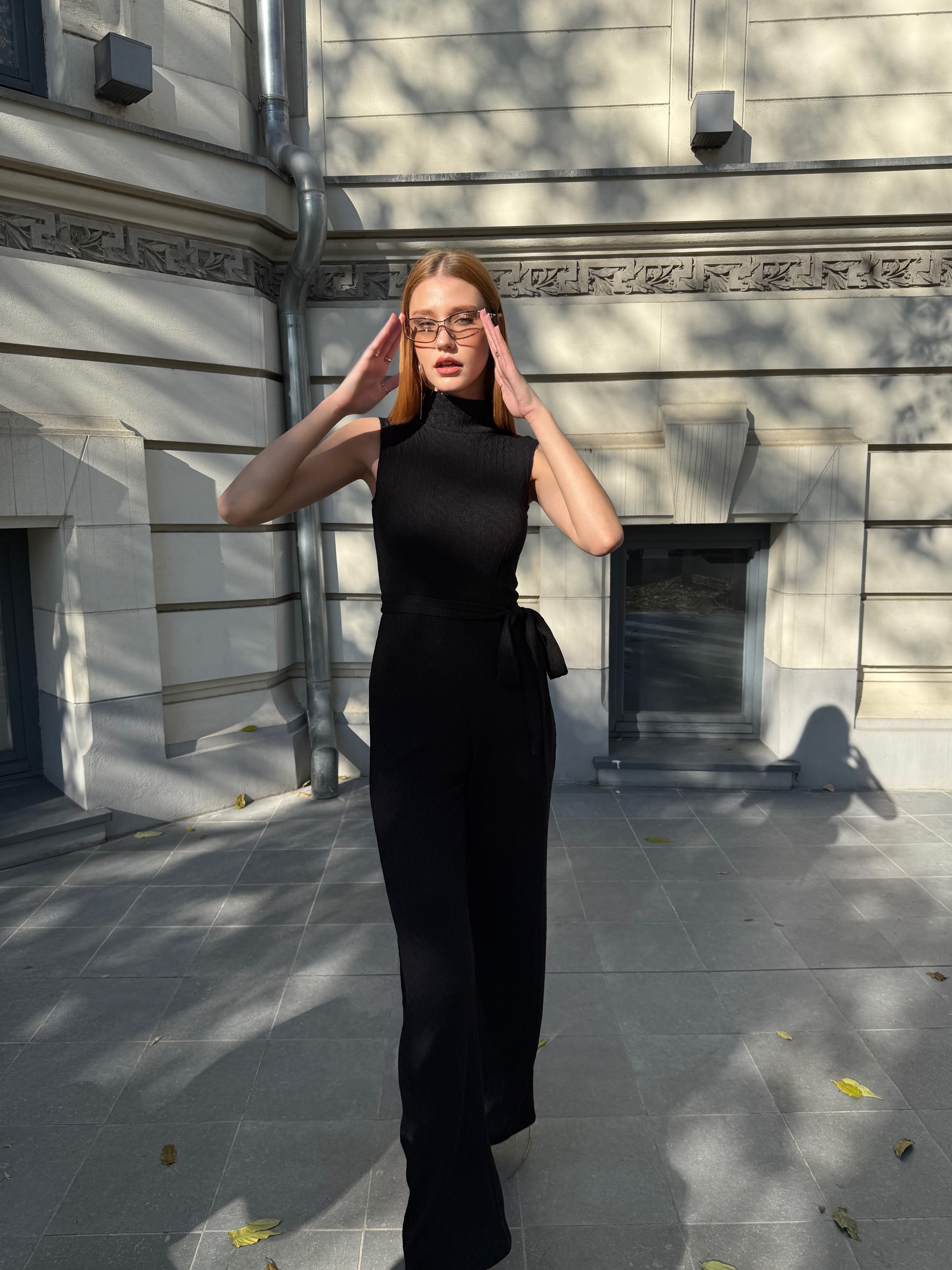 Salopeta din Tricot, Neagra, Kirsi