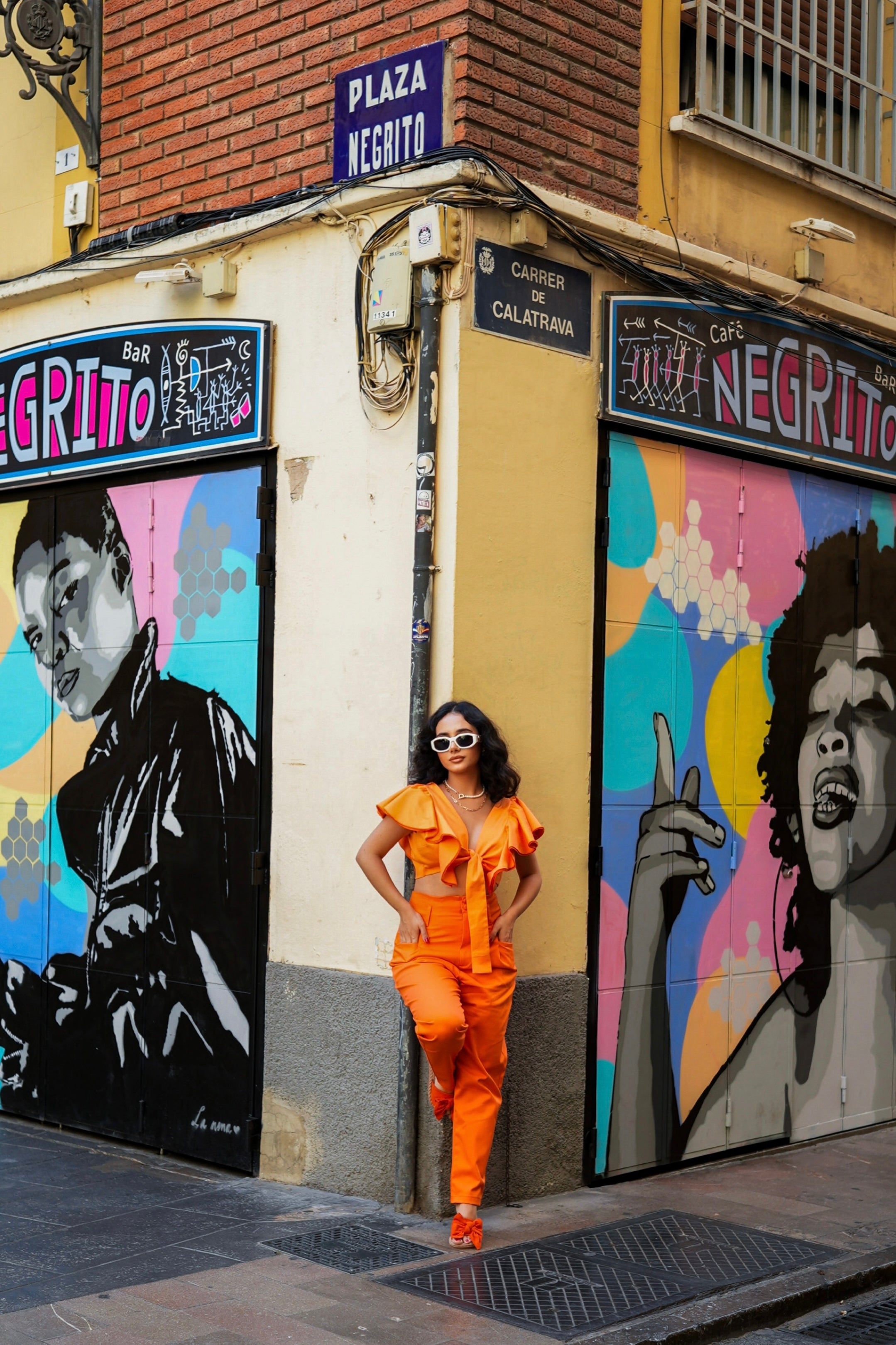 ARTICHOKE tie crop top (in tangerine)