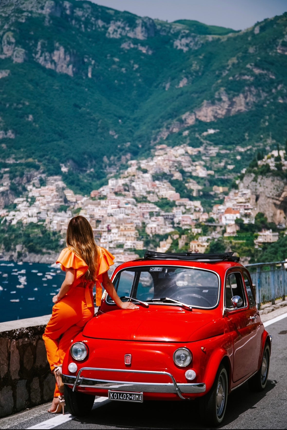 top portocaliu pantaloni portocalii