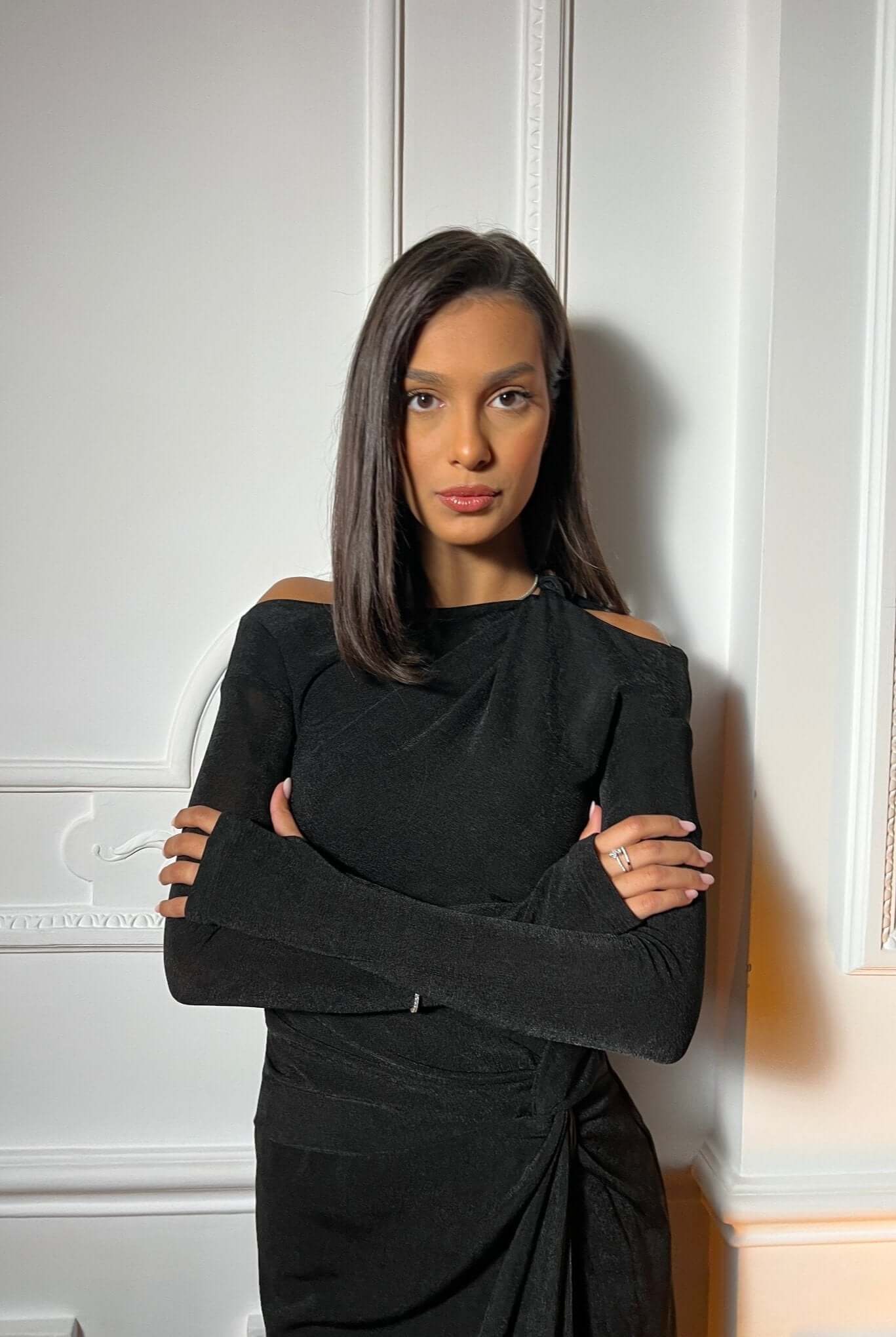 Rochie Midi Mulata, Neagra, Raven