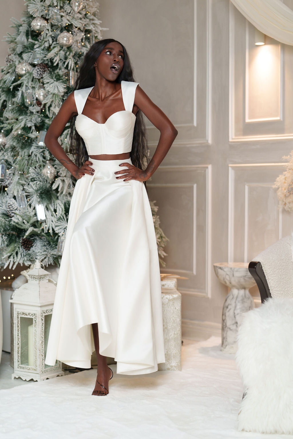 Backless Corset, Éloïse, White