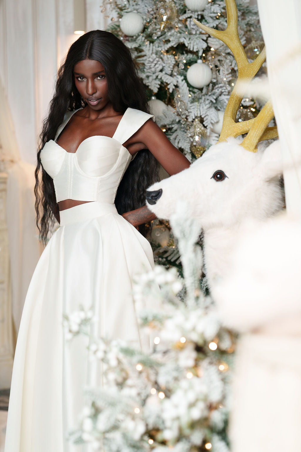 Backless Corset, Éloïse, White