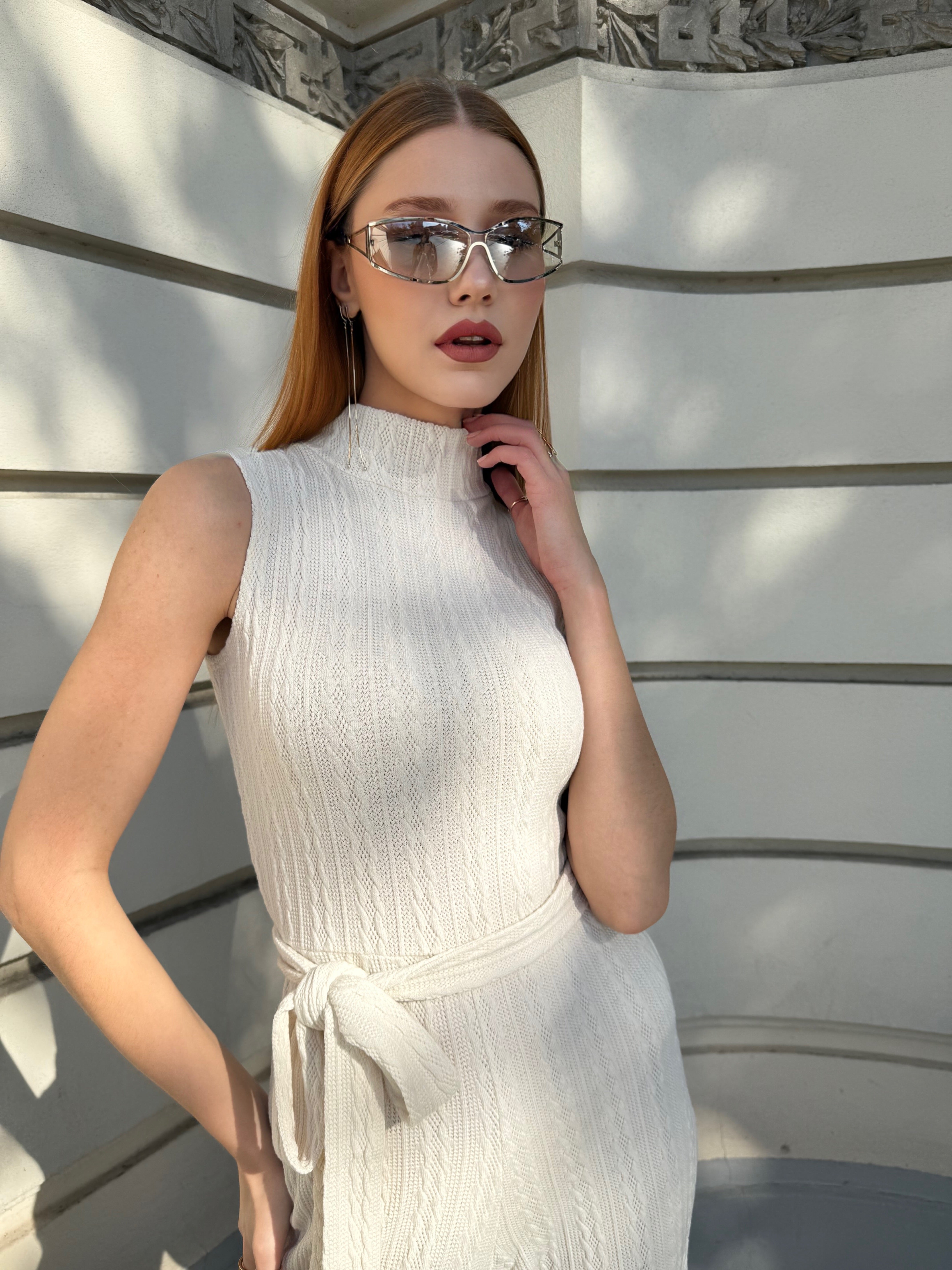 Salopeta Tricotata, Alba, Kirsi