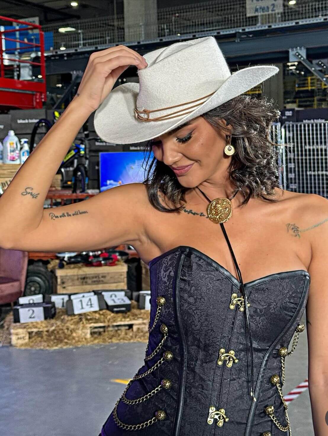 Corset with Chains, Chain Queen, Black