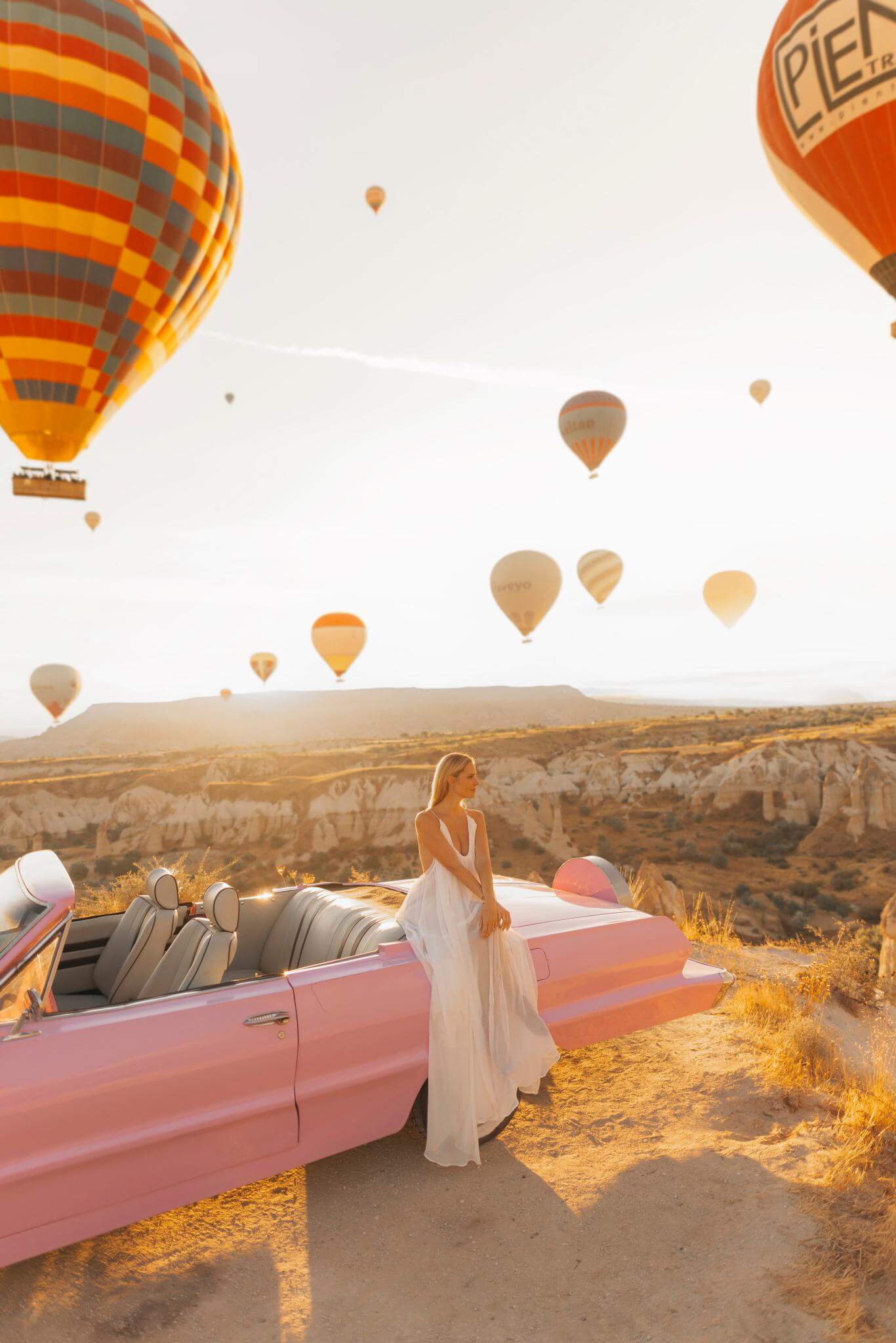 Flowy Maxi Dress with Lace, Love Vision, White