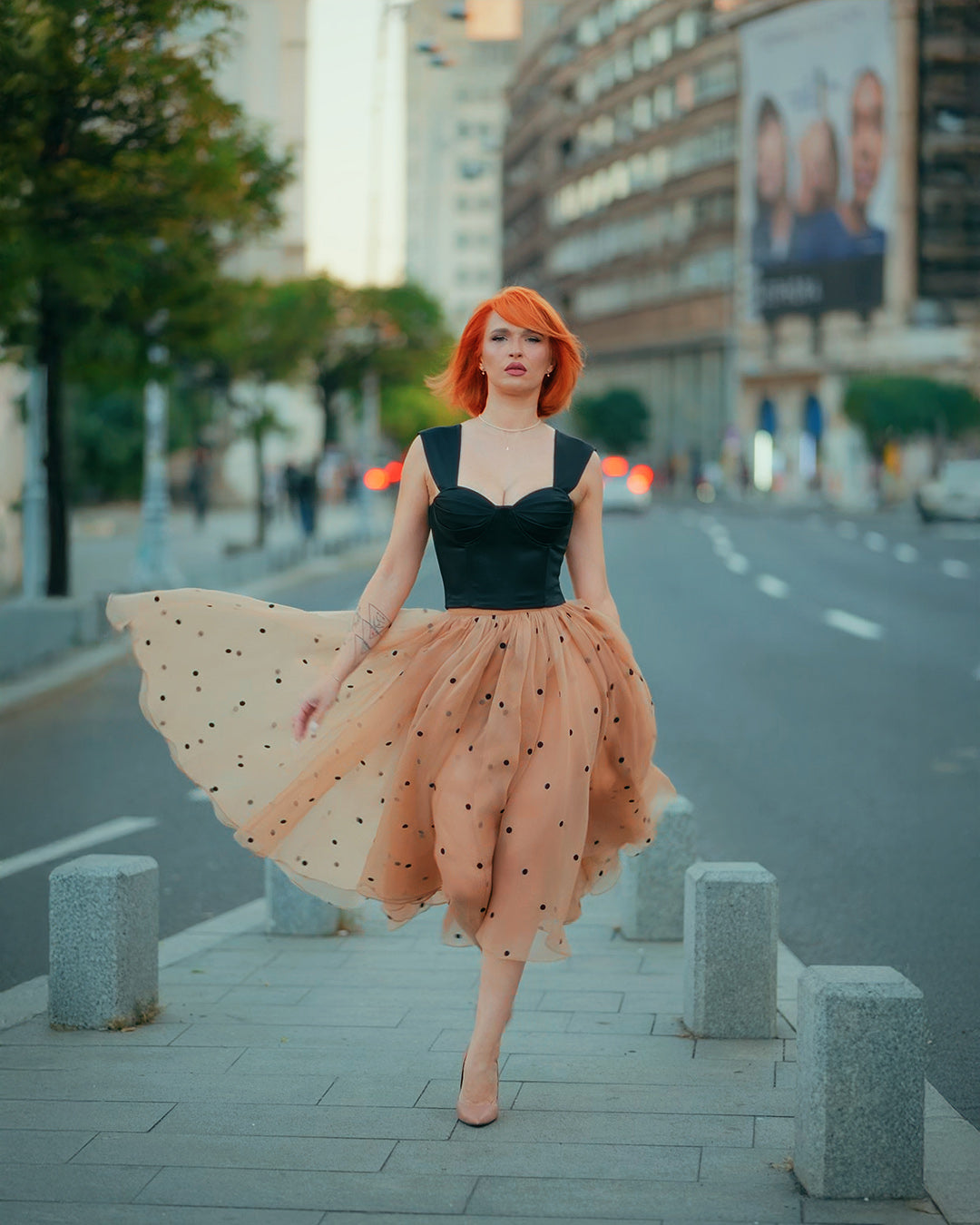 Satin Corset, Vesper, Burgundy