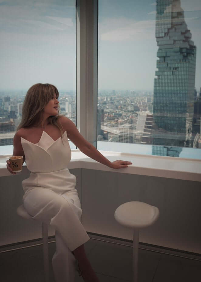 Corset, Lotus, White