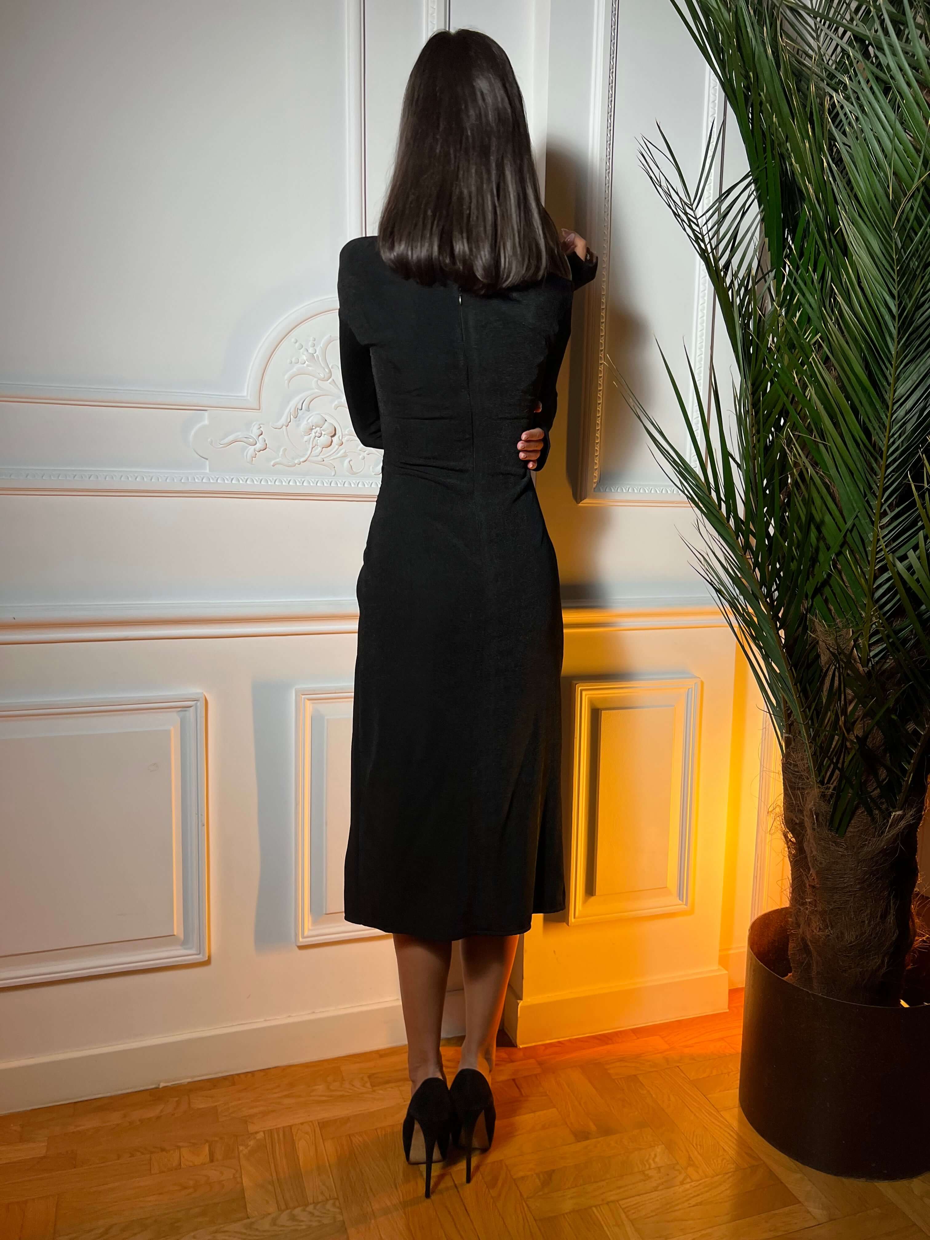 Rochie Midi Mulata, Neagra, Raven