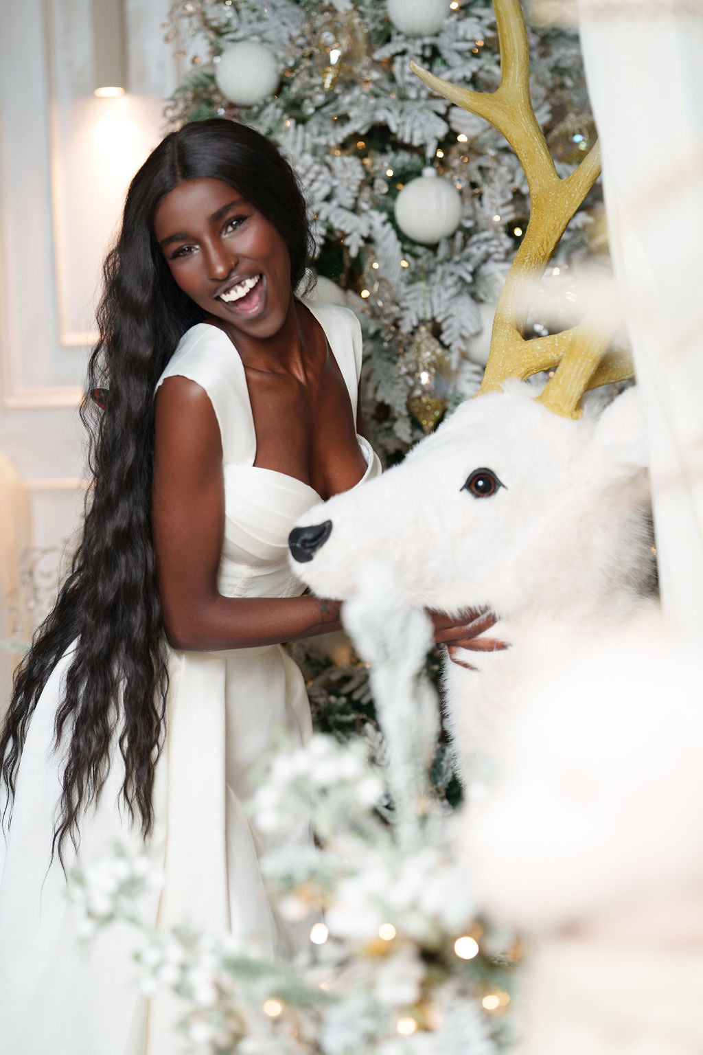 Backless Corset, Éloïse, White