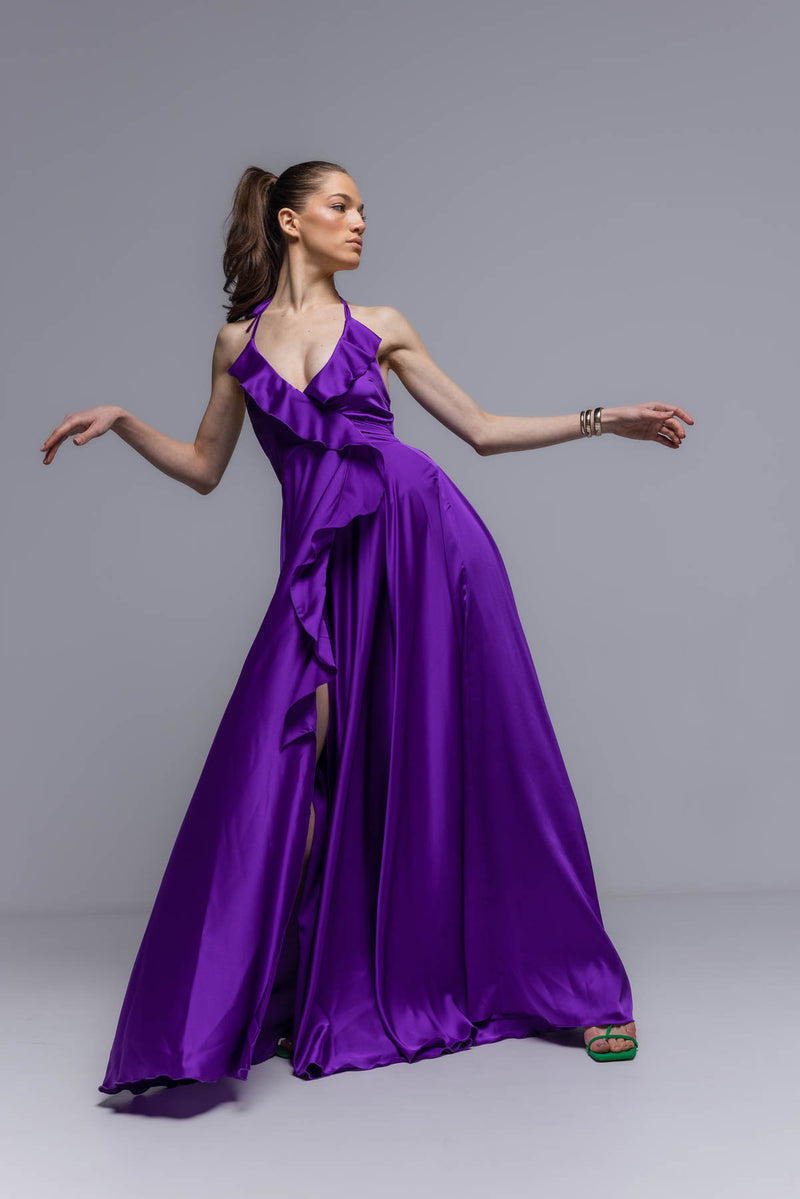 J'adore Long Dress (in purple)
