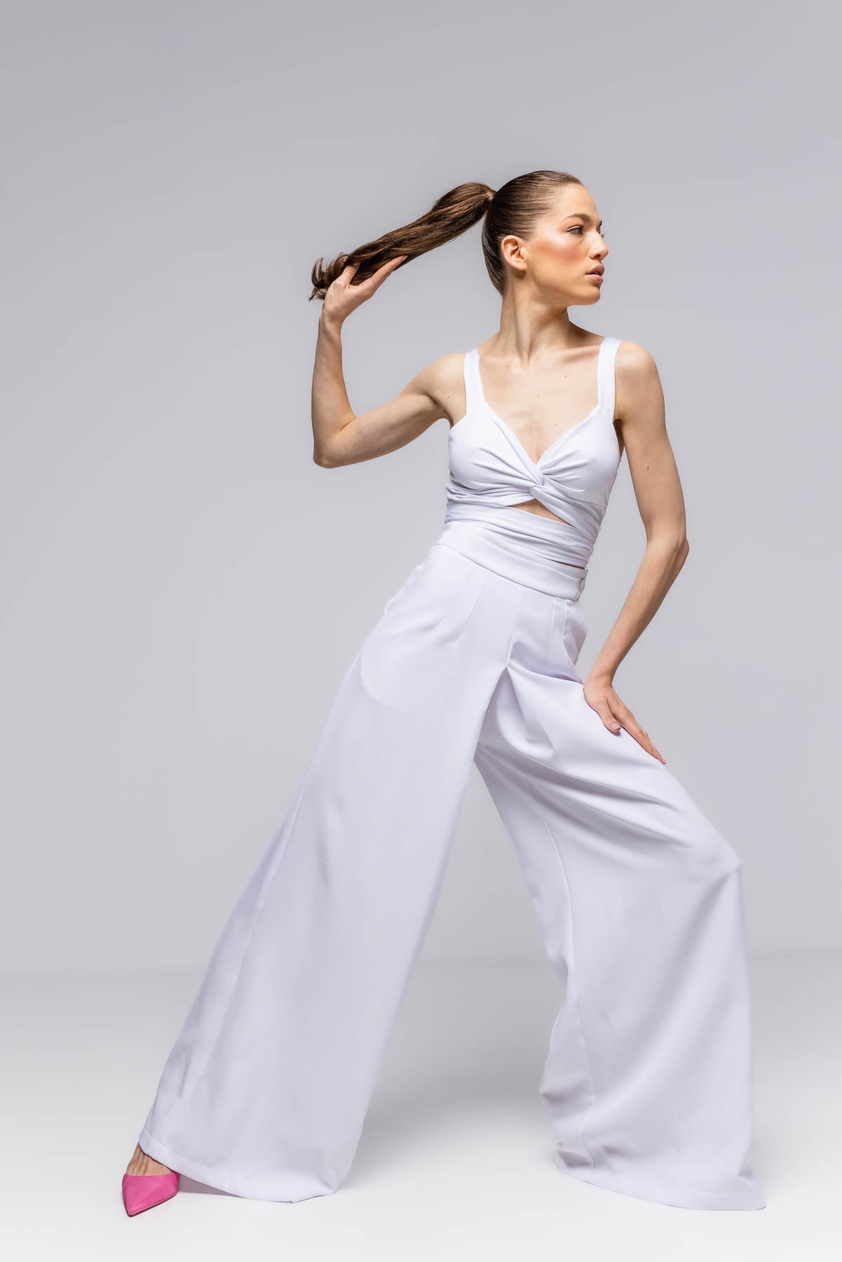 top maiou bluza alba mulata