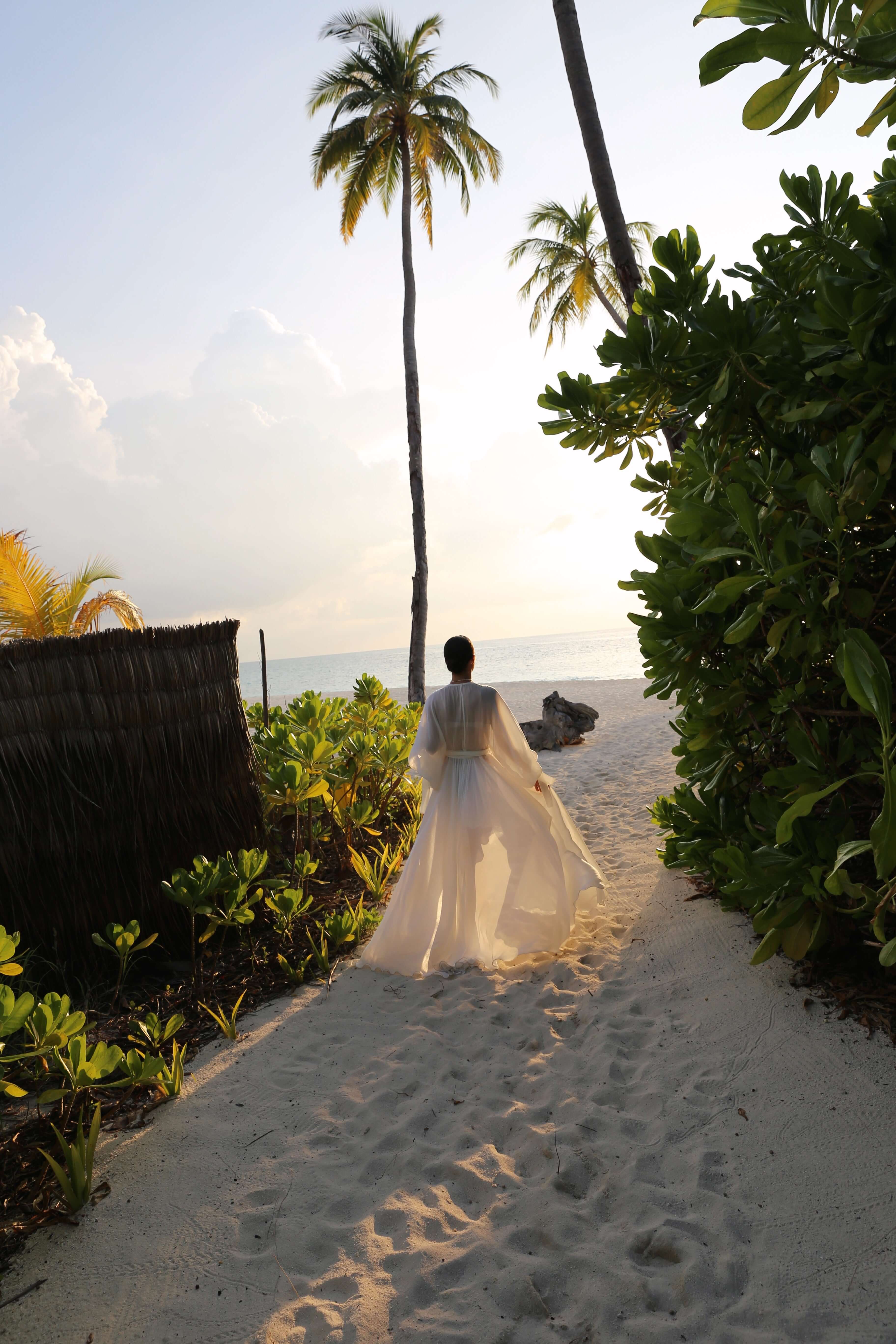 Kimono and Skirt Set, Pina Colada, White