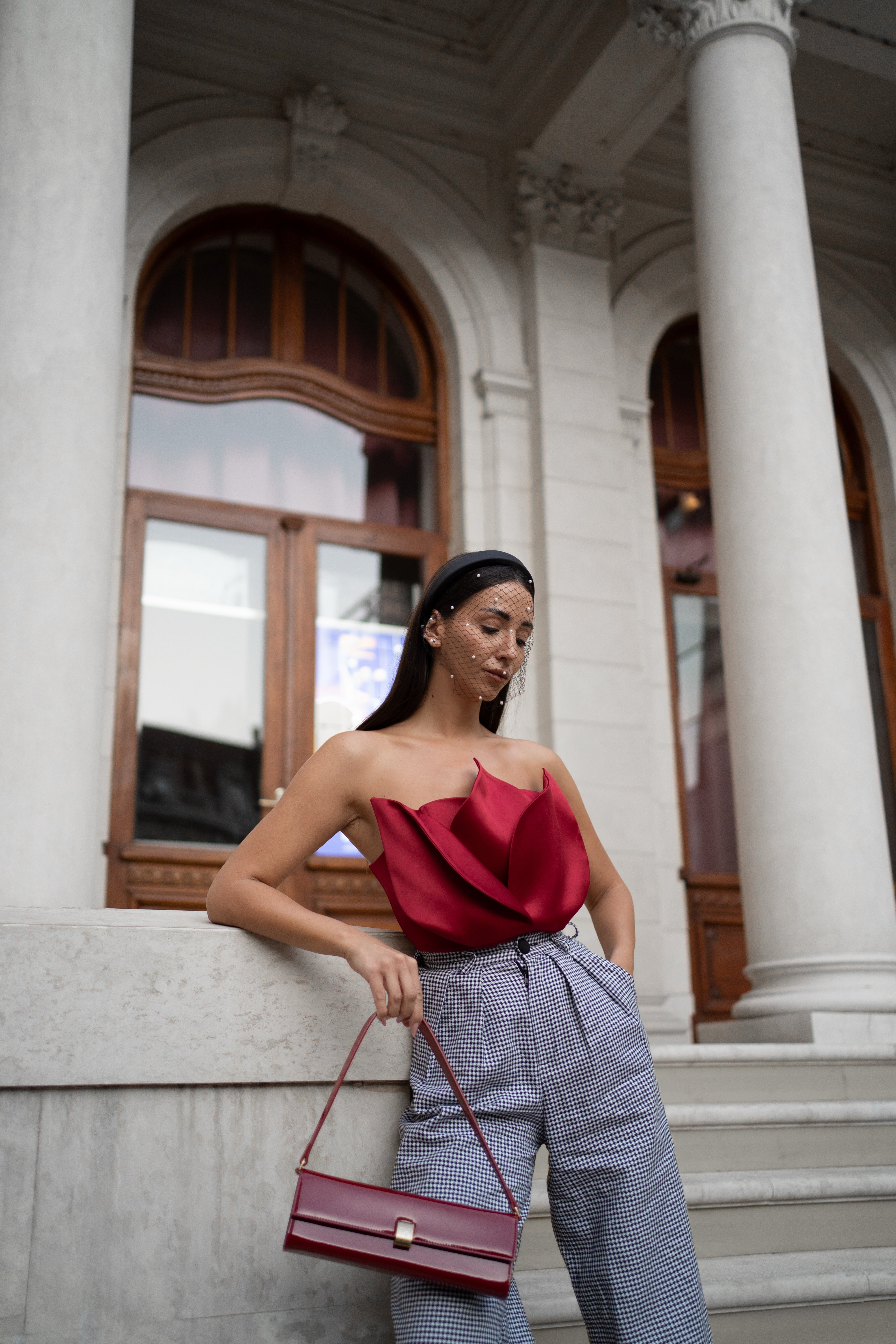 Corset Burgundy, Lotus
