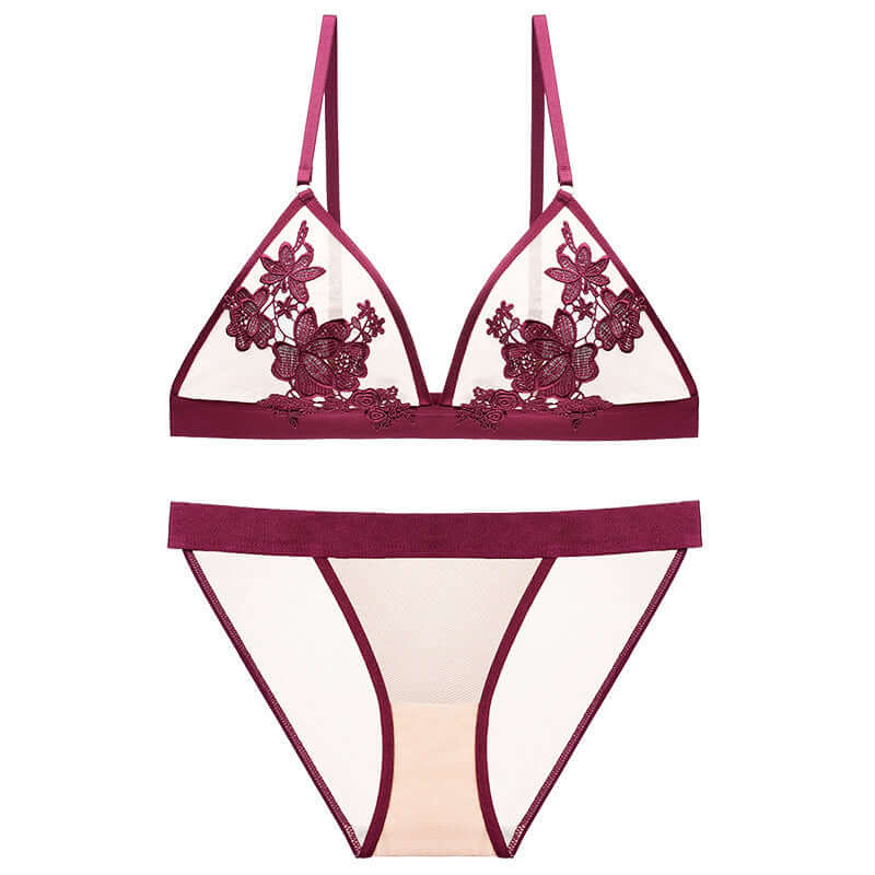 Set Lenjerie Intima Dama, Burgundy