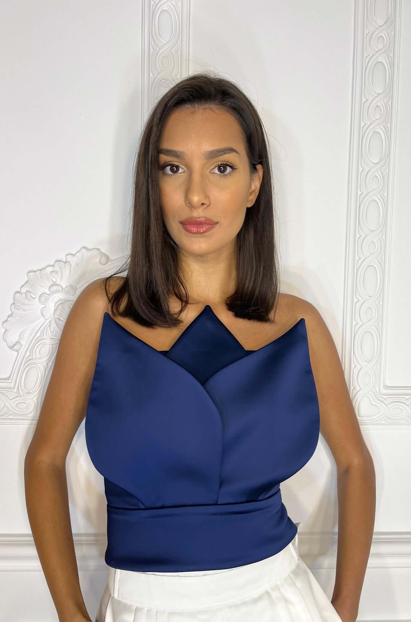 Corset Albastru Regal, Lotus