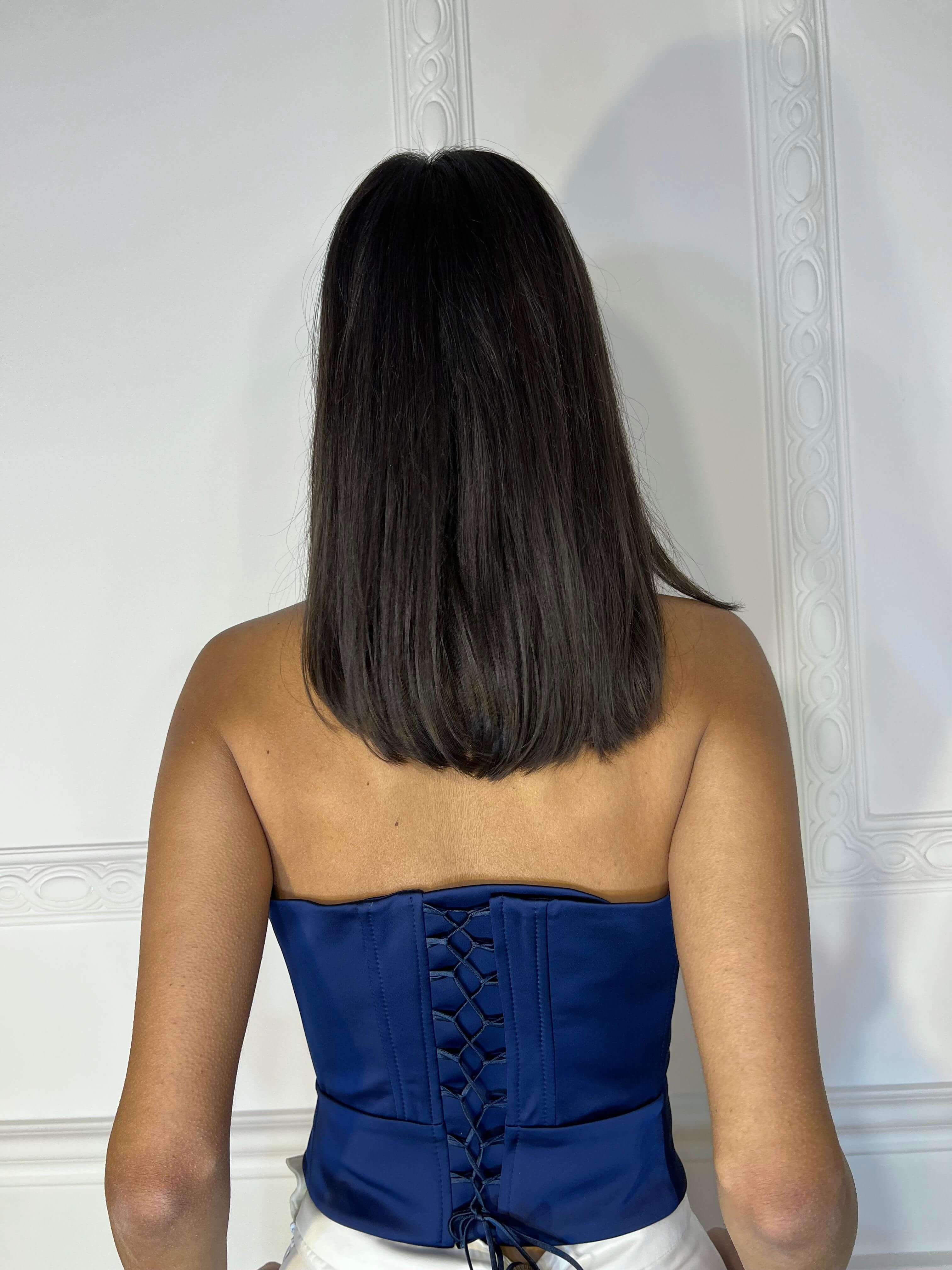 Corset, Lotus, Royal Blue