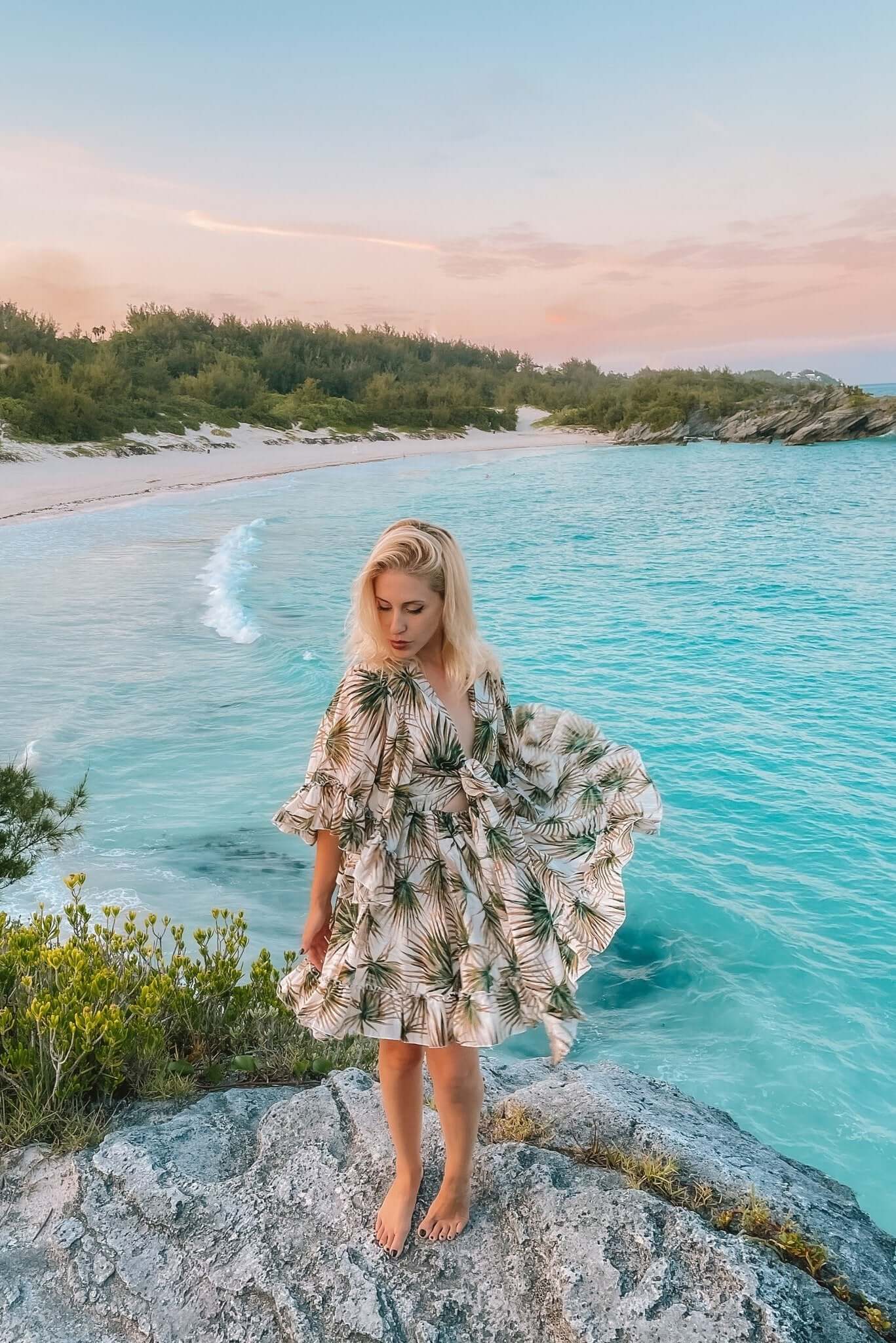 Rochie Midi cu Imprimeu si Detalii Aurii, Paradiso