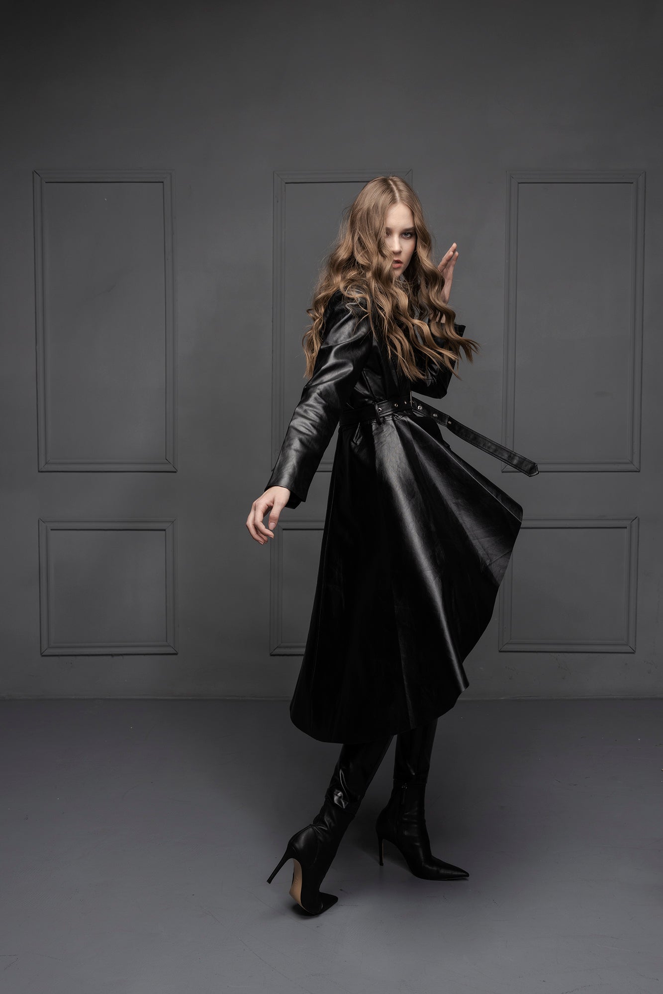 Ragna Asymmetrical Leather Jacket