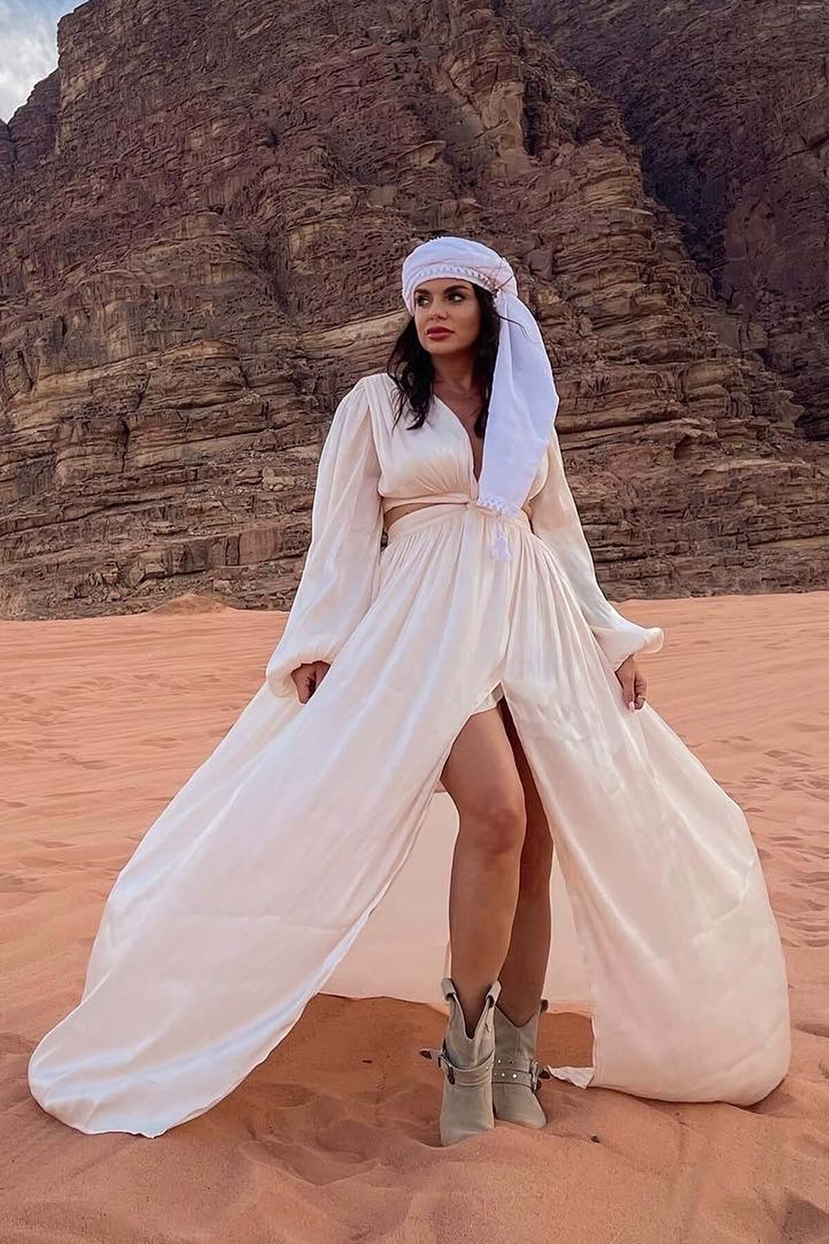 rochie alba ivory lunga